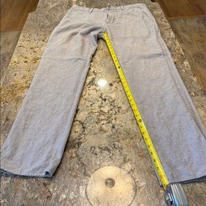 Banana Republic Gray Pants. Linen blend.